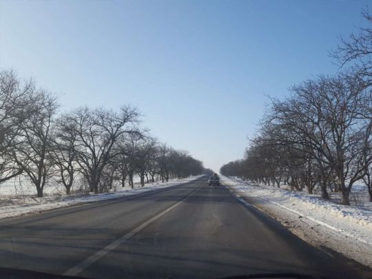 Трасу під Одесою несподівано засипало снігом: водії в шоці