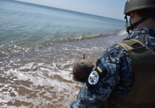 К побережью Одесской области снова вынесло вражескую мину