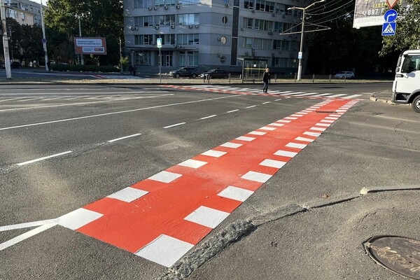 В Одессе благоустроили один из самых больших перекрестков