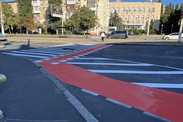 В Одессе благоустроили один из самых больших перекрестков