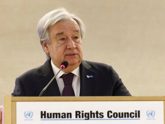 Вторгнення росії спричинило наймасовіші порушення прав людини, — глава ООН