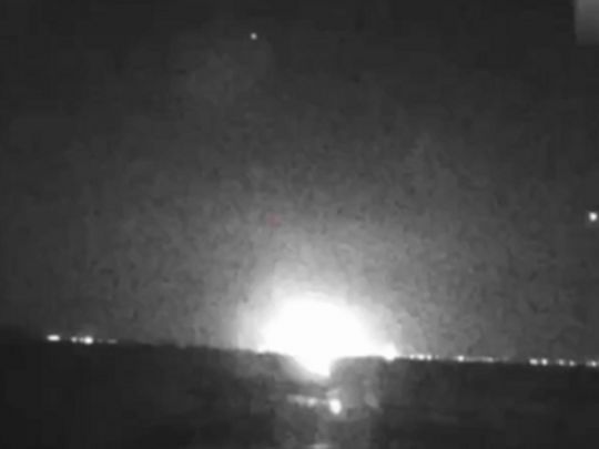 Дрони СБУ вразили військову базу на Донузлаві у Криму (відео)