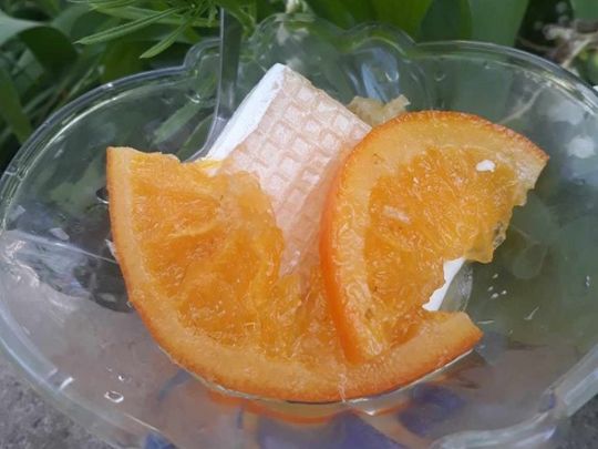 Десерт з апельсиновими часточками: для тих, хто хоче бути струнким