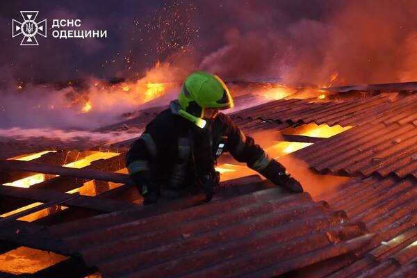 Масштабный пожар на складе в Одессе: пламя тушили более полусотни спасателей